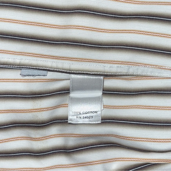 Banana Republic Men’s Fitted Dress Shirt Size M 15-15.5 Woven in Italy - Picture 5 of 12